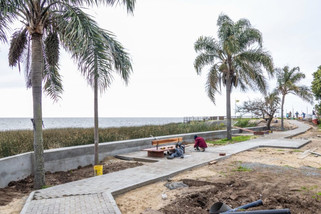 Obras en la costa de Martínez para conectar el Parque del Águila con Alvear y el río