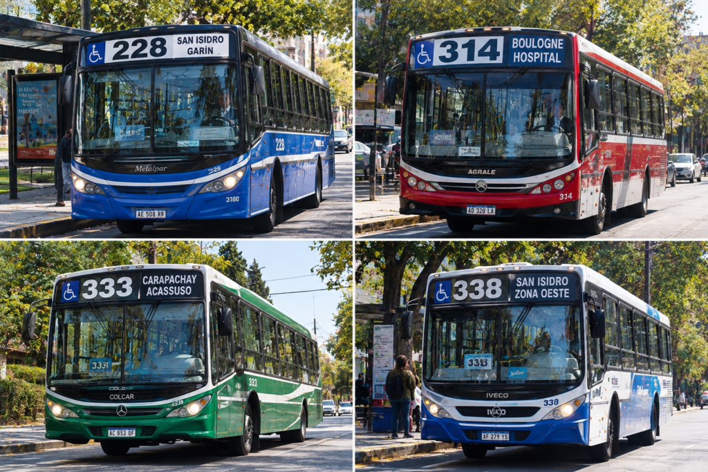 Nuevos recorridos de colectivos en San Isidro
